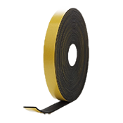 celrubberband CR één zijde zelfklevend zwart